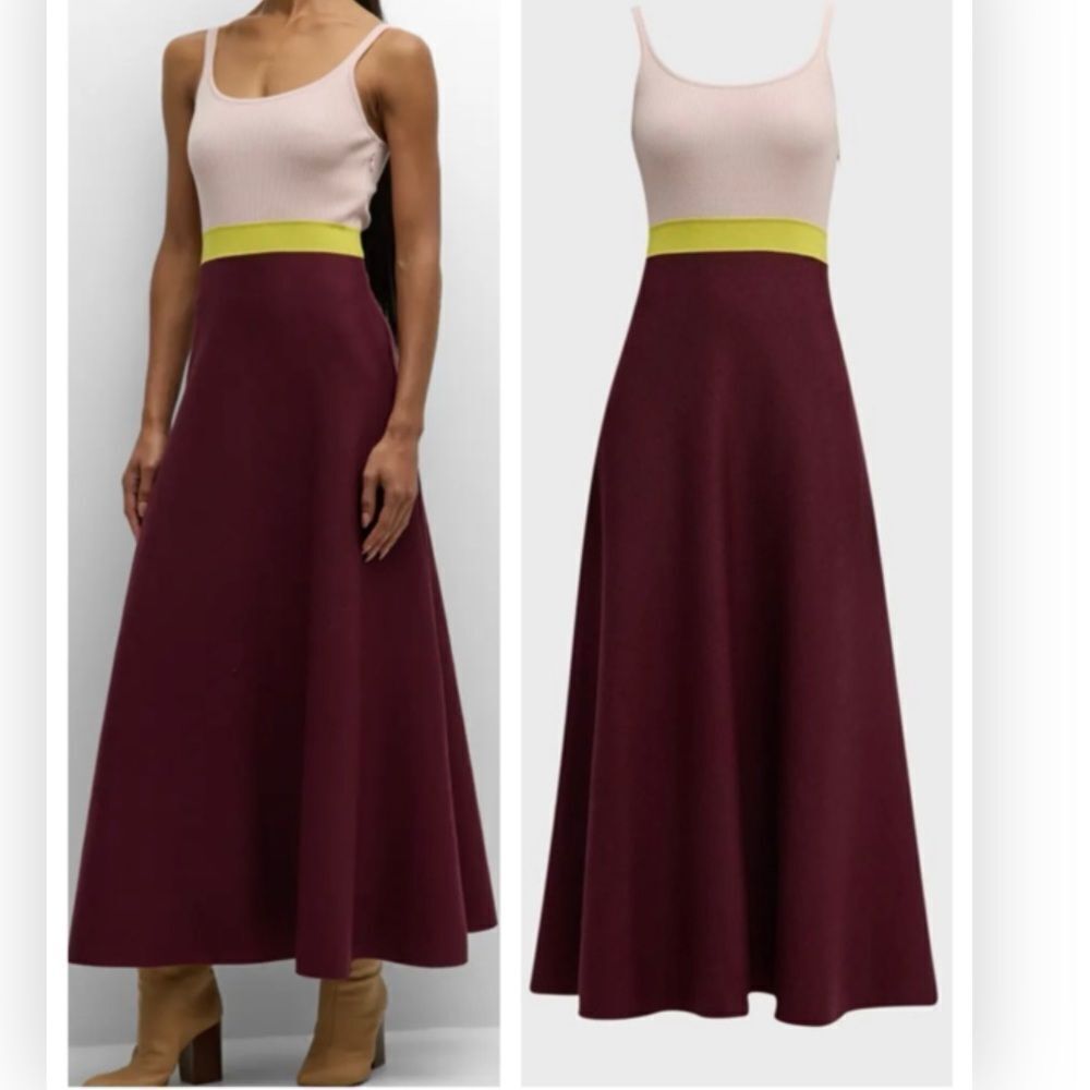 Gabriela Hearst Flaminius Colorblock Wool
Maxi Dress XL $2400